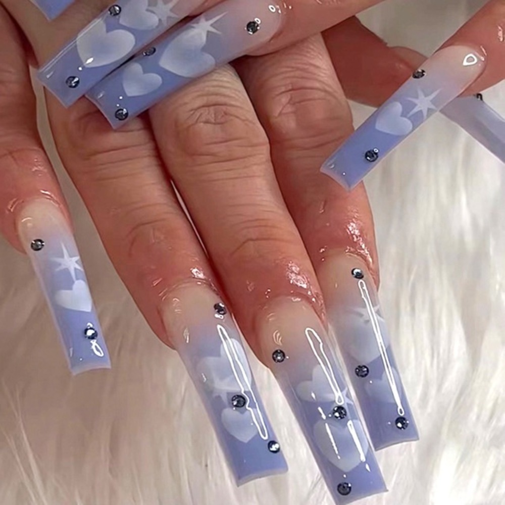 ALL HAIL THE KING OF NAILS!!! Accepting All Offers. (24PC)Hearts of Heaven
